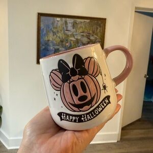 Disney Halloween Mug with Pink and Black Design